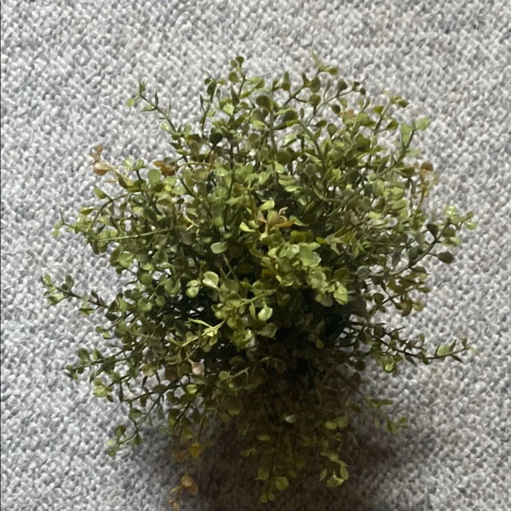 Artificial Eucalyptus Greenery Plant in Gray Pot